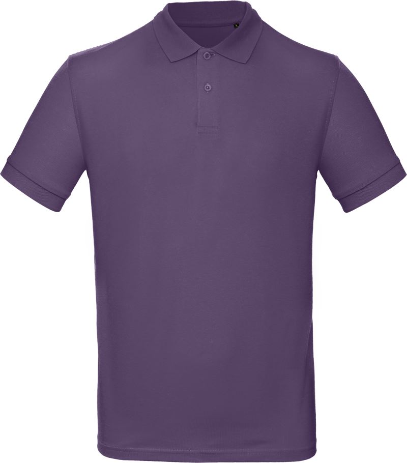 Levně Pánské piqué polo z bio bavlny - radiant purple