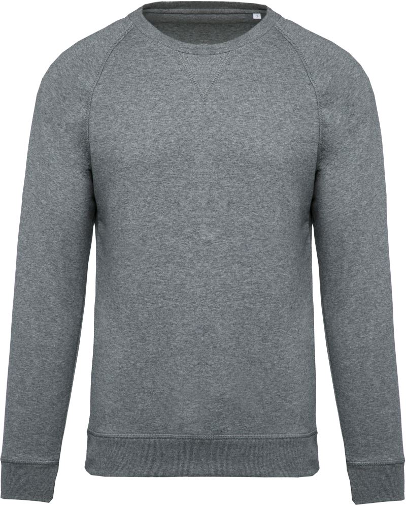 Levně Pánská raglánová mikina z bio bavlny - grey heather