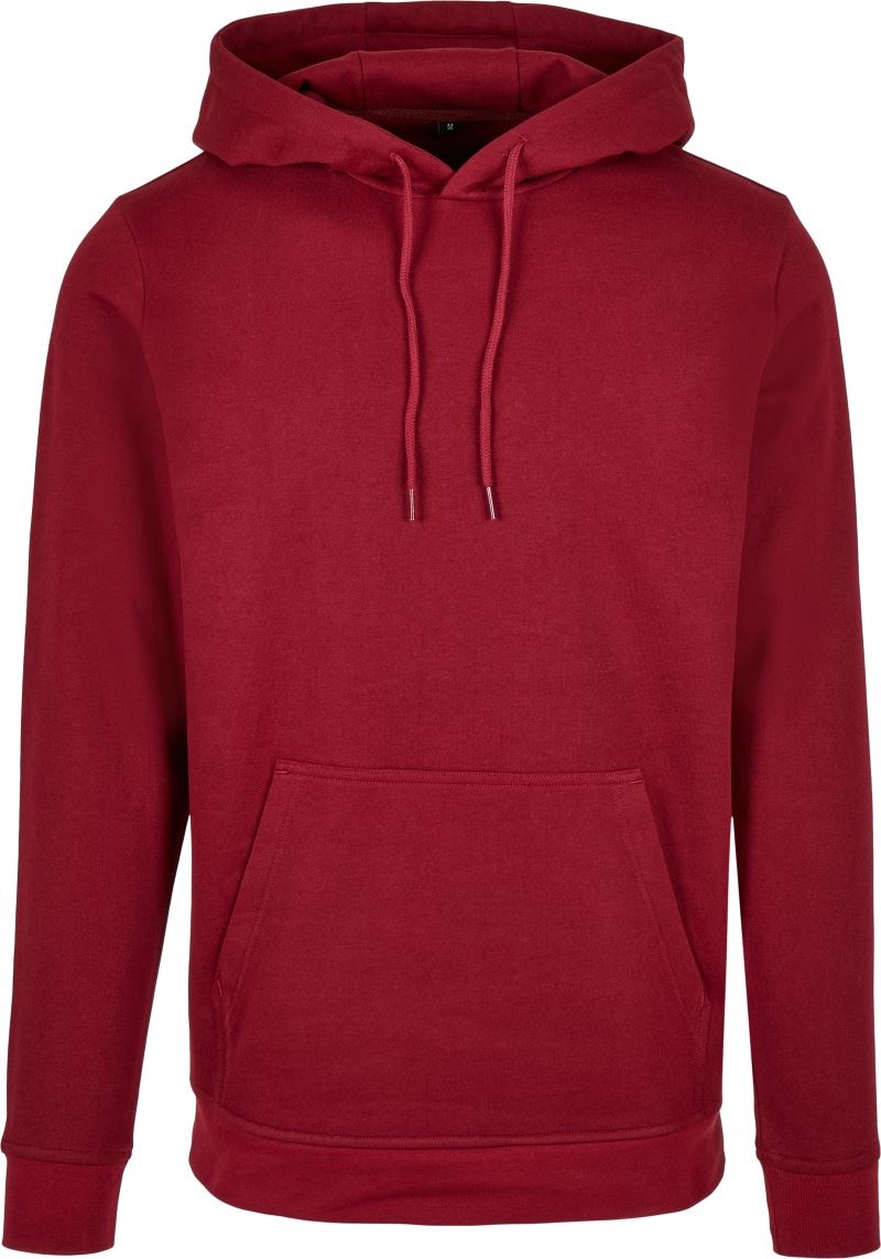 Pánská mikina s kapucí - burgundy