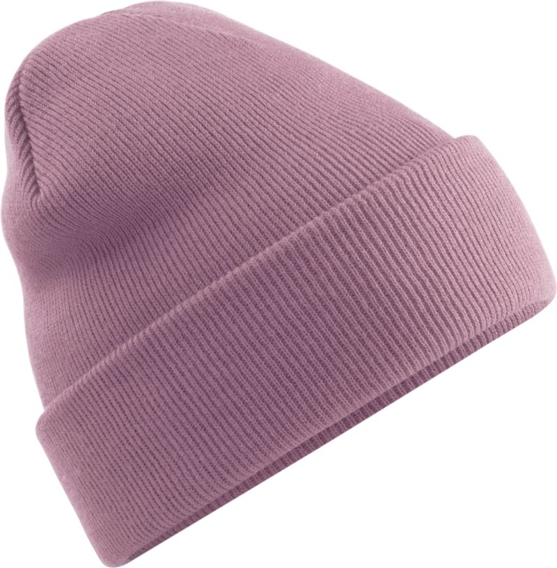 Levně Pletená čepice "Original" - dusty purple