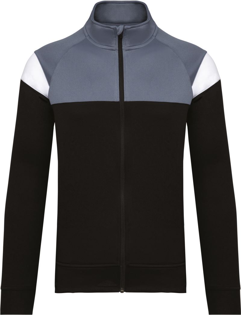 Levně Tréninková bunda - black/sporty grey