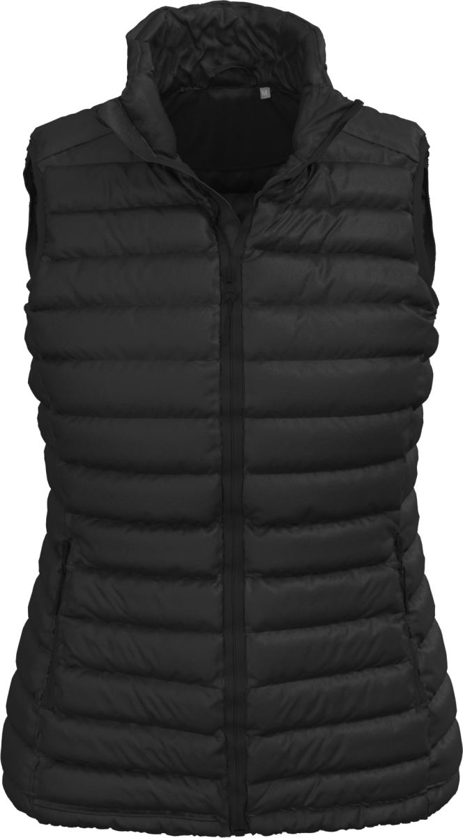 Levně Dámská prošívaná vesta - black opal