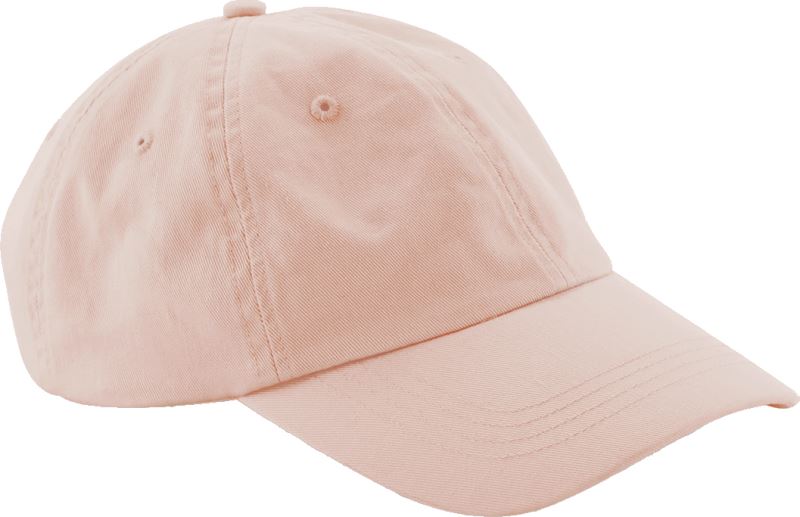 Levně 6 panelová nízkoprofilová kšiltovka - peach