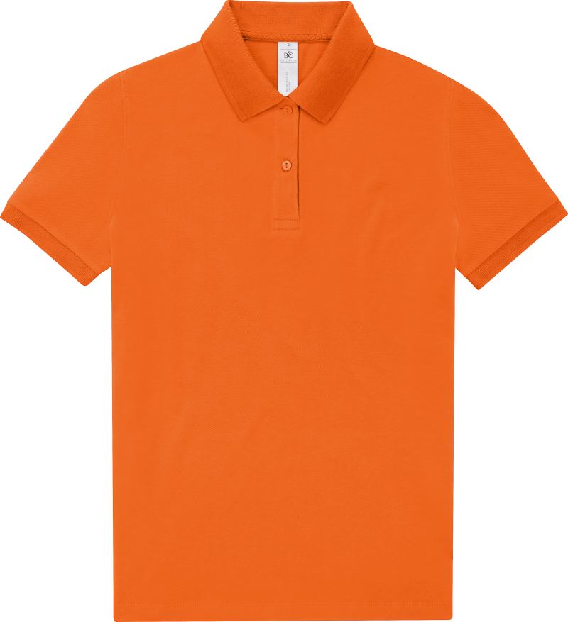 Levně Dámské piqué polo z těžké bavlny - pure orange