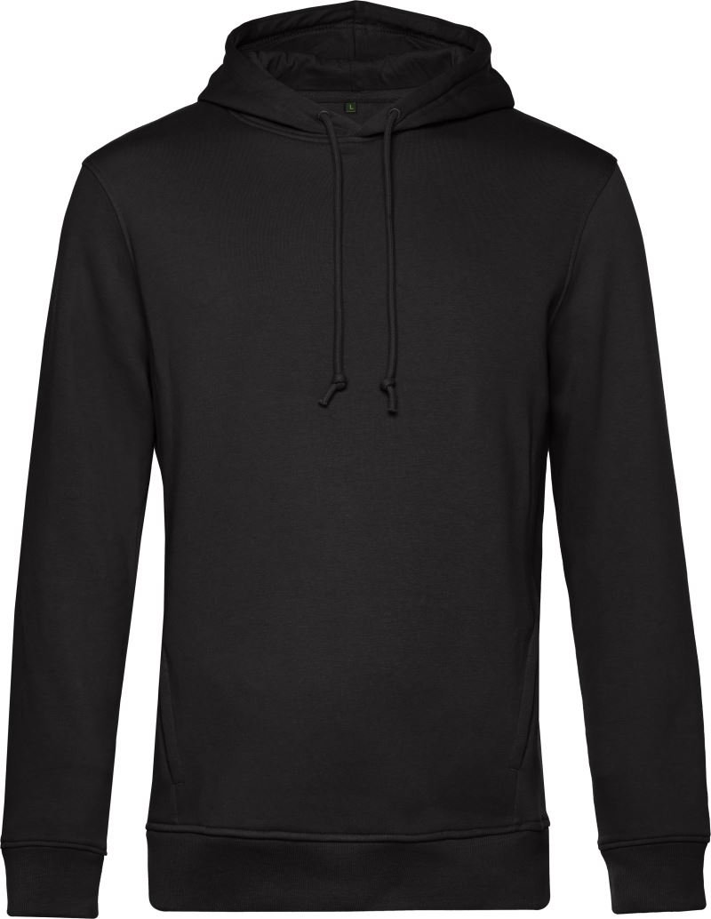 Pánská mikina s kapucí - black pure