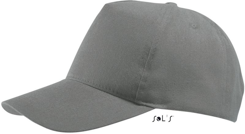 Levně 5 panelová kšiltovka - dark grey