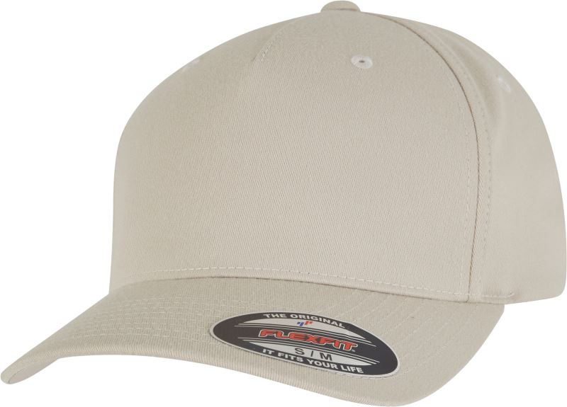 Levně 5 panelová Flexfit kšiltovka - beige