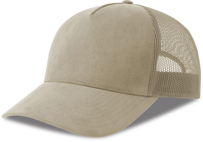 Levně 5 panelová Trucker kšiltovka - stone