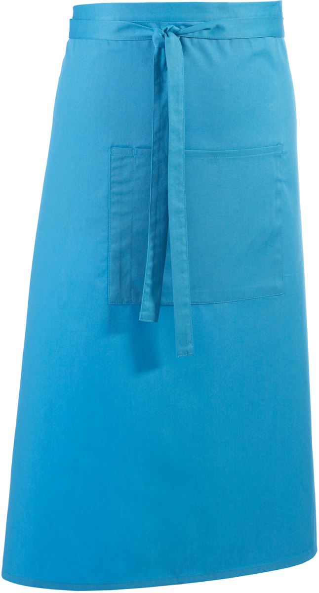 Levně Zástěra do pasu dlouhá "Colours" - turquoise