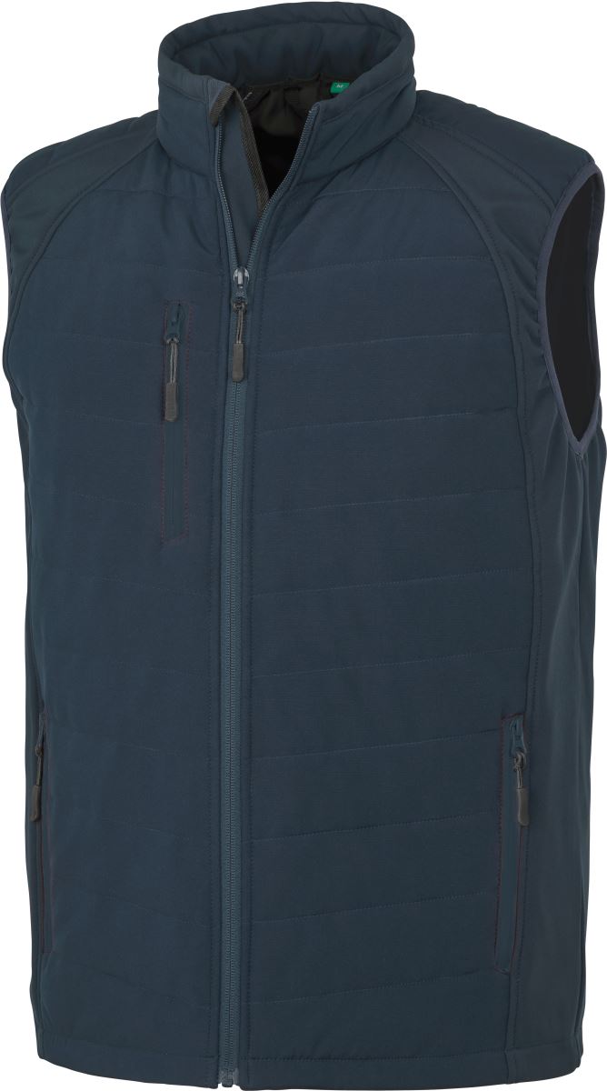 Levně Hybridní vesta "Compass" - navy/navy
