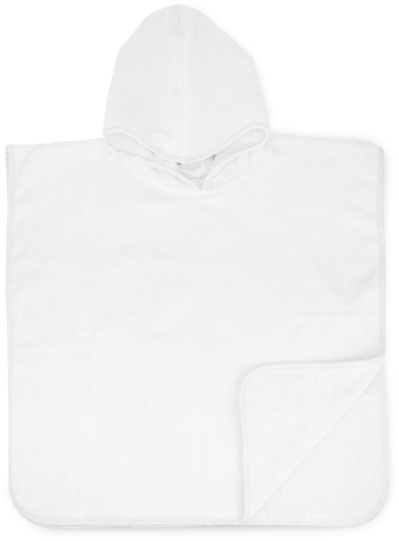 Levně Dětské pončo - white