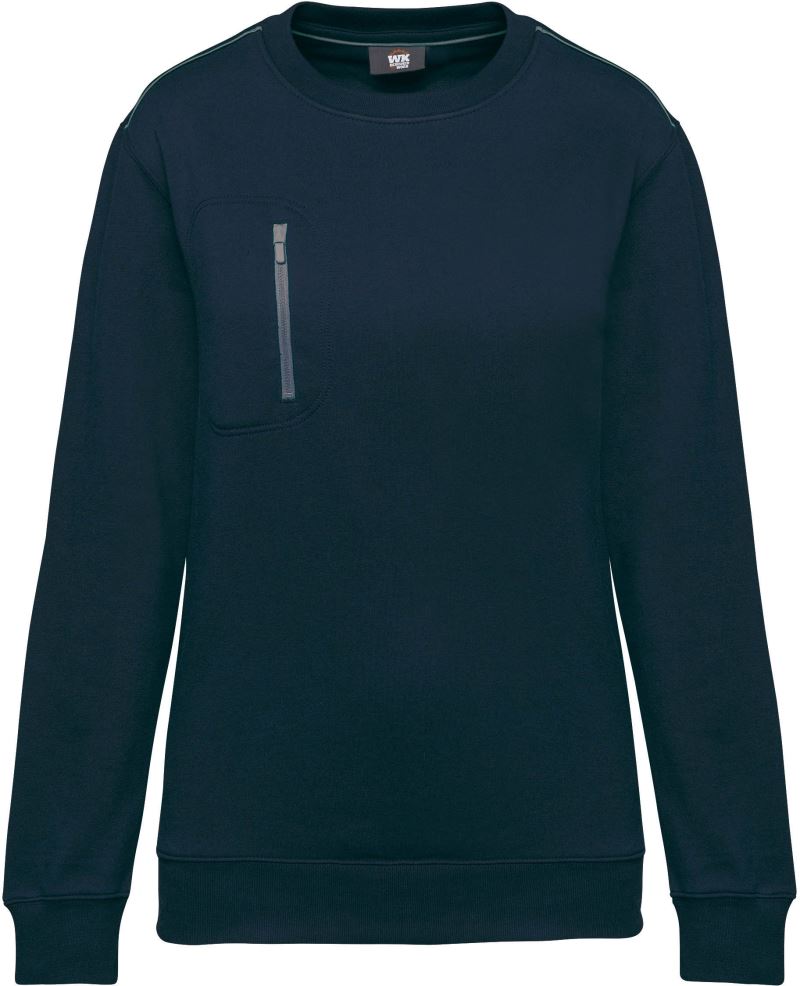 Levně Pracovní mikina "Day-to-Day" - navy/silver