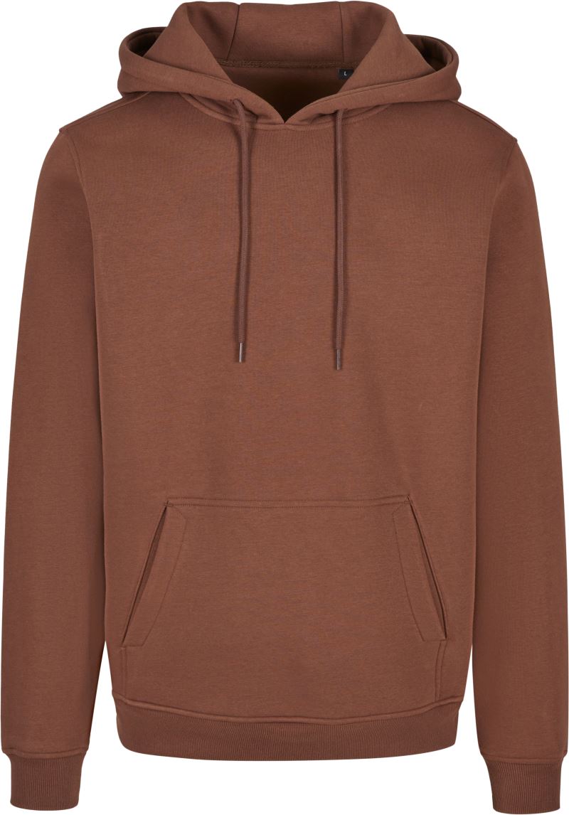 Levně Unisex mikina s kapucí - chocolate brown