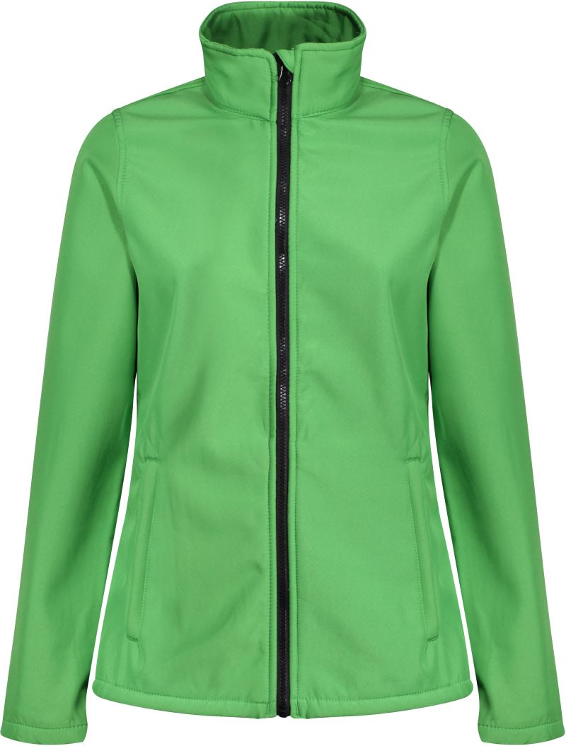 Levně Dámská 2-vrstvá softshellová bunda "Ablaze" - extreme green/black
