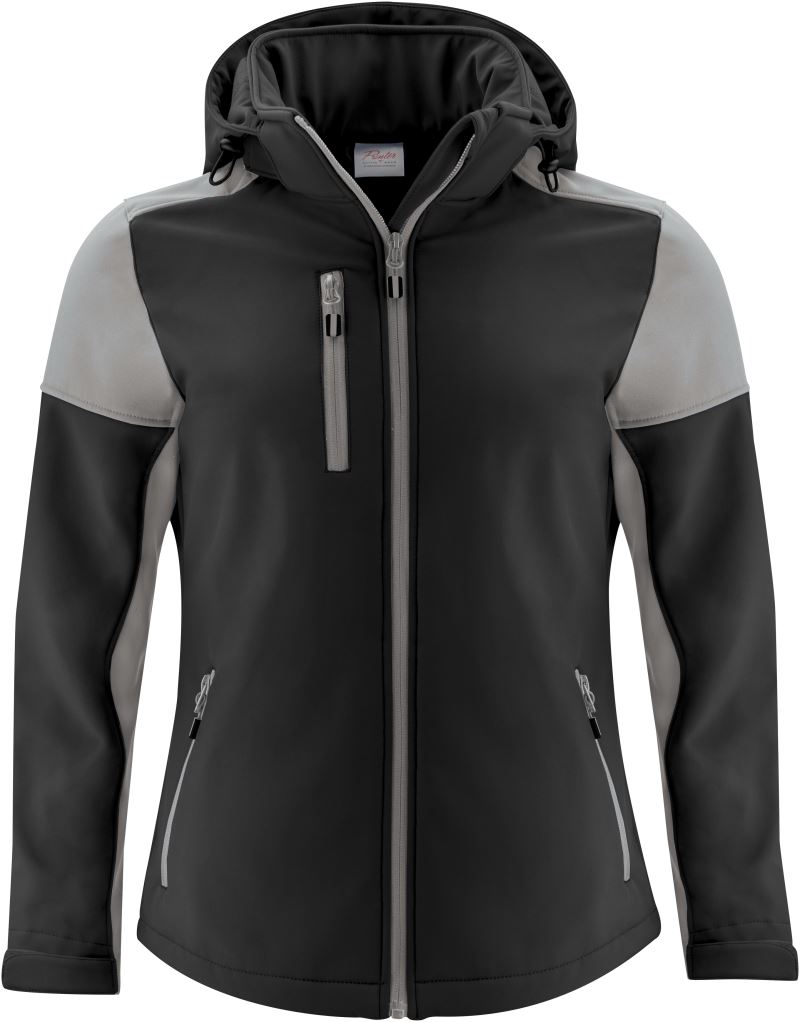 Levně Dámská softshellová bunda - black/anthracite