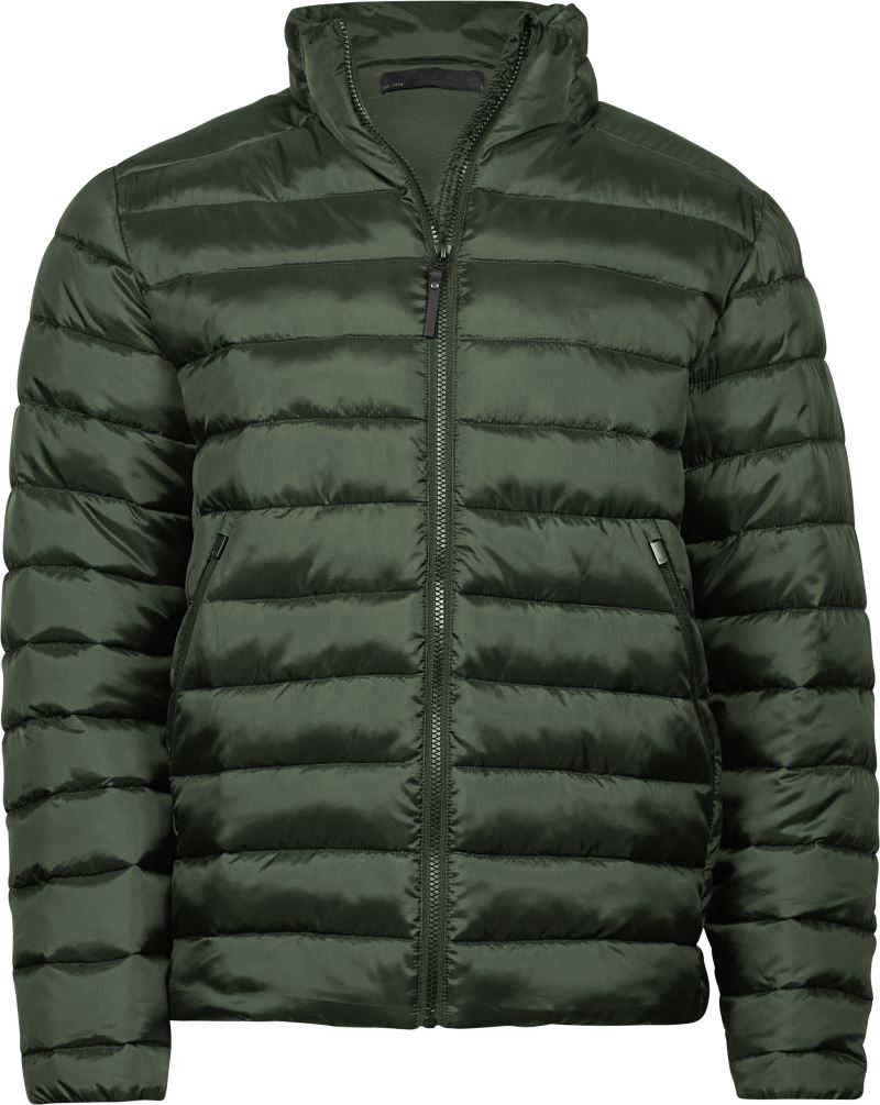 Levně Lehká prošívaná bunda - deep green