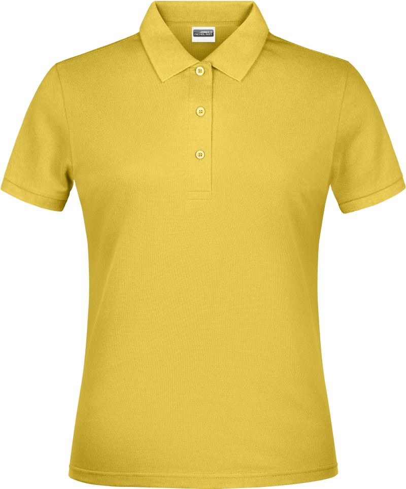 Dámské piqué polo - yellow