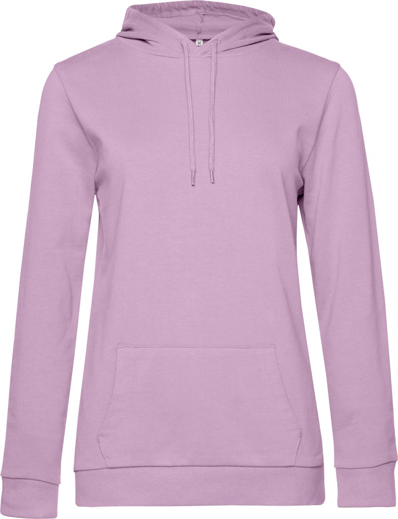 Levně Dámská mikina s kapucí - candy pink