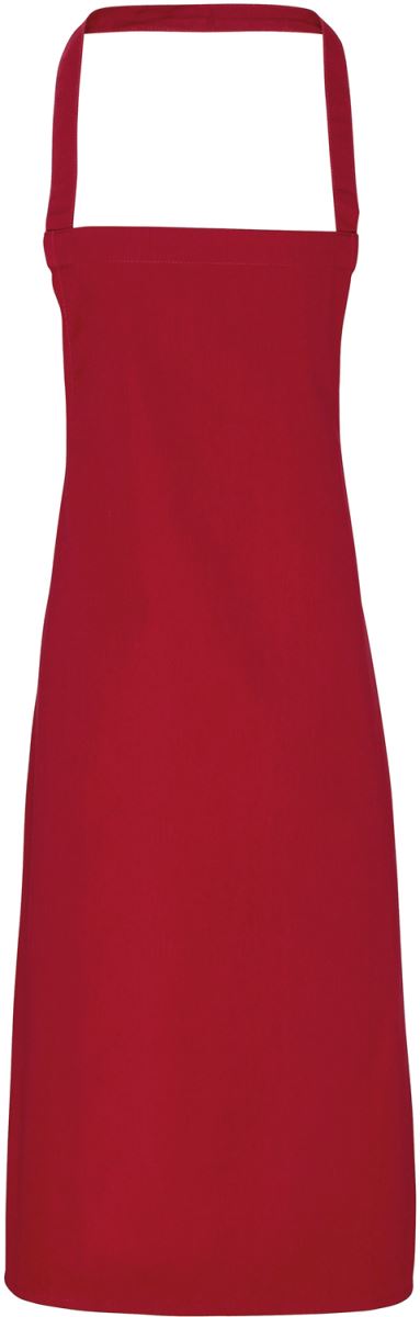 Levně Zástěra z bio bavlny - burgundy