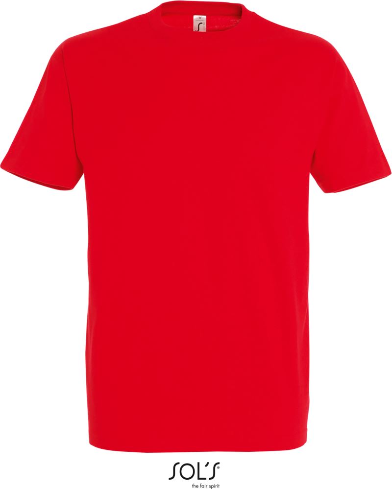 Levně Tričko z těžké bavlny - red