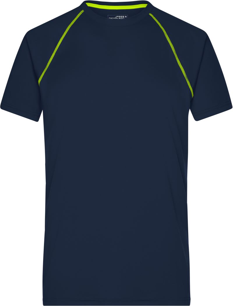 Levně Pánské funkční tričko - navy/bright yellow