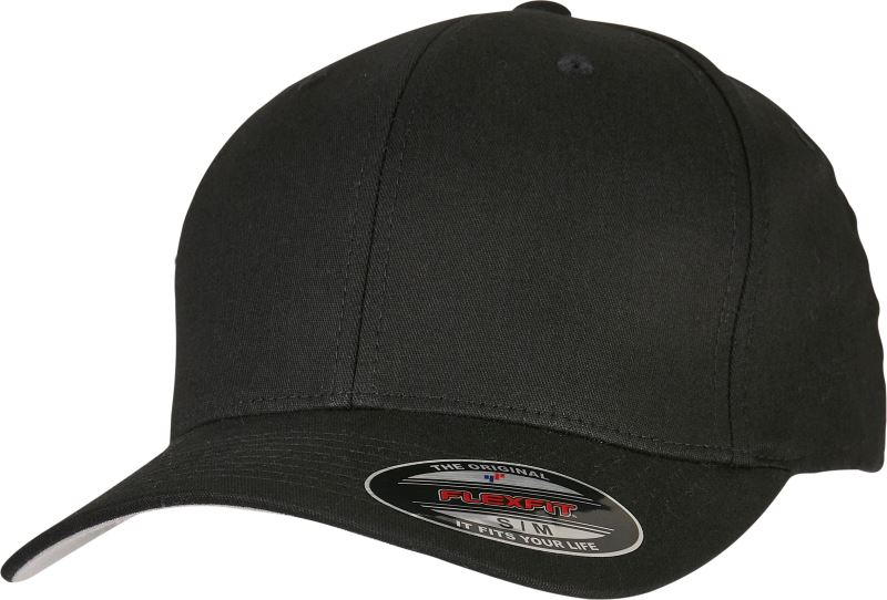 Levně 6 panelová kšiltovka "V-Flexfit" - black