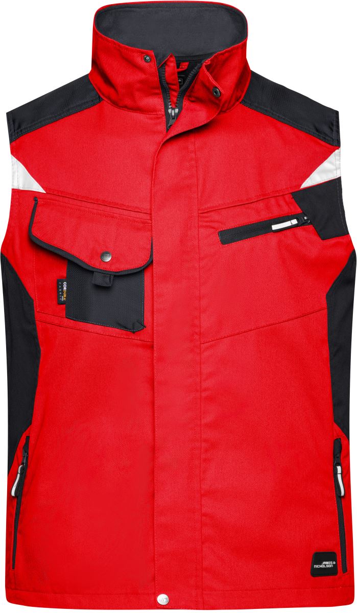 Pracovní vesta - Strong - red/black