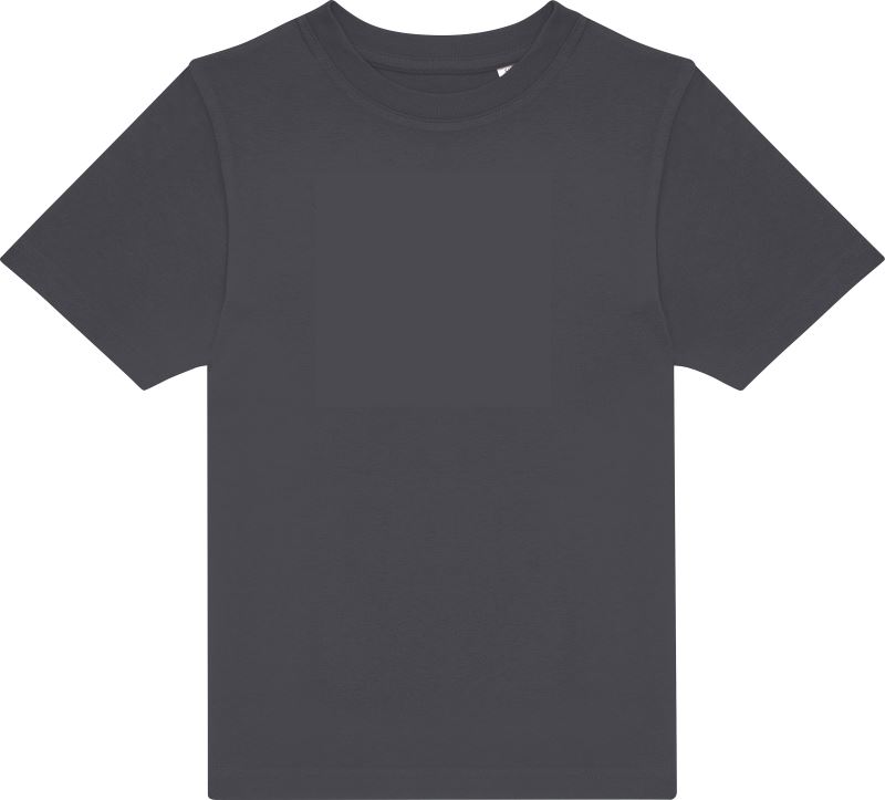 Levně Dětské tričko z těžké bavlny - dark grey