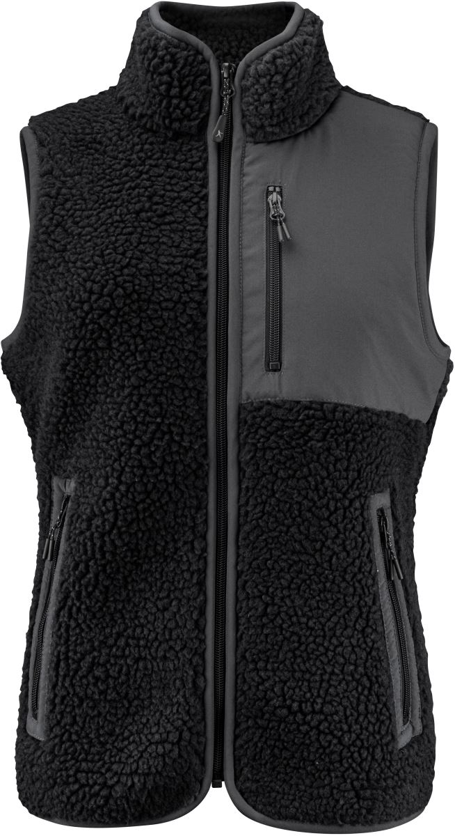 Levně Dámská fleecová vesta Sherpa "Two-Tone" - black