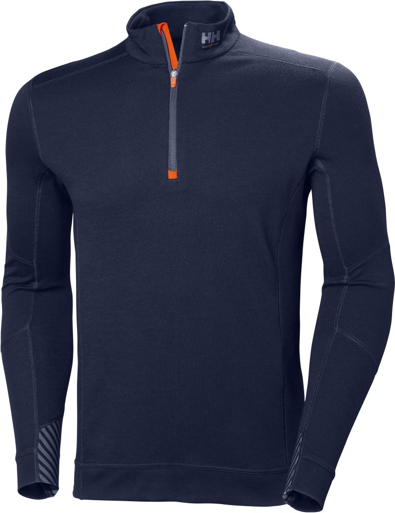 Levně Funkční tričko 1/4 zip "LIFA Merino" - navy