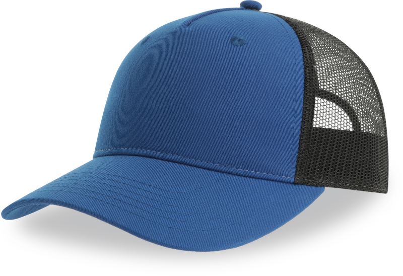 5 panelová Trucker kšiltovka - royal/black