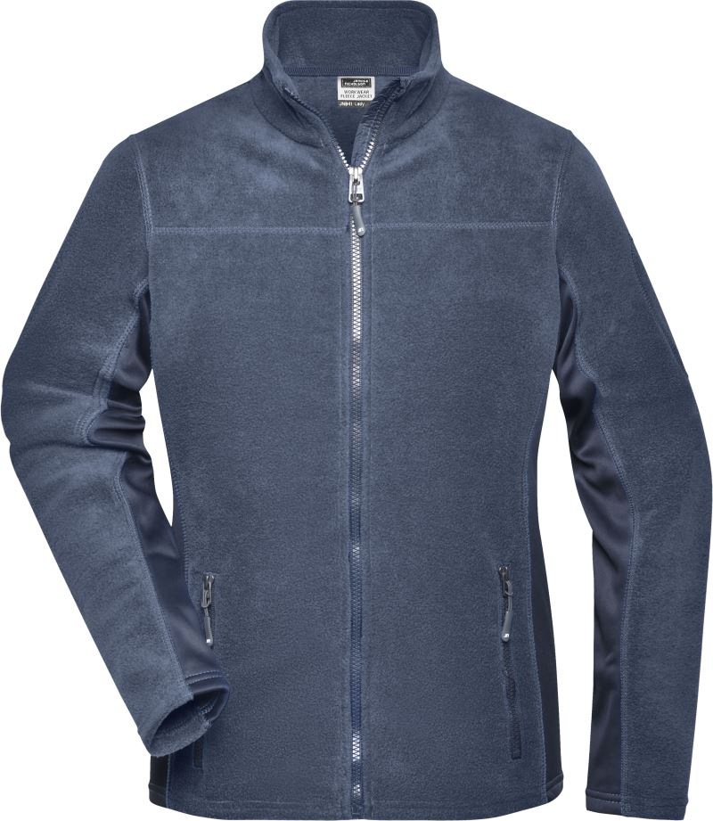 Levně Dámská pracovní mikrofleecová bunda - Strong - navy/navy