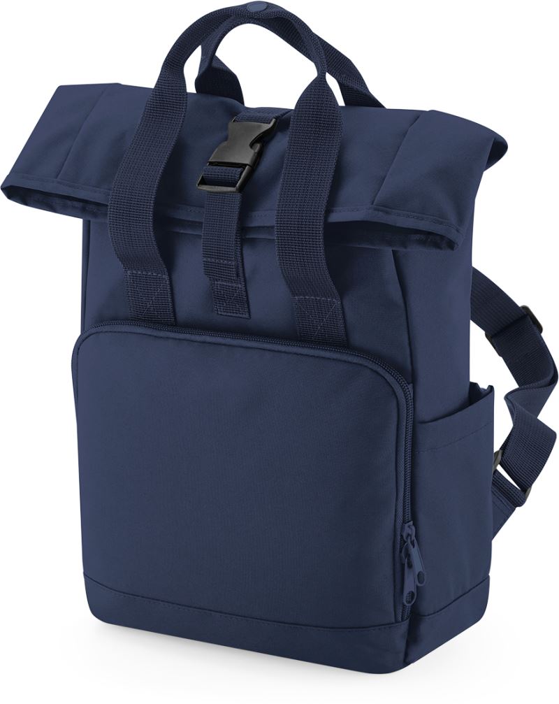Levně Mini rolovací batoh s dvojitým držadlem - navy dusk