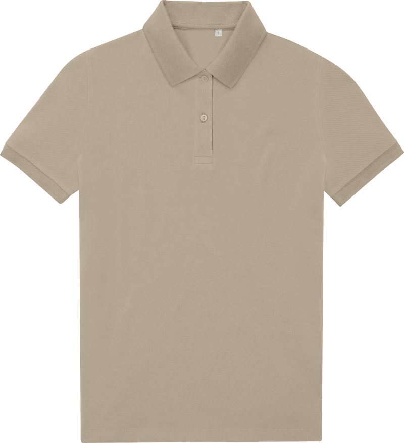 Levně Dámské piqué polo - mastic
