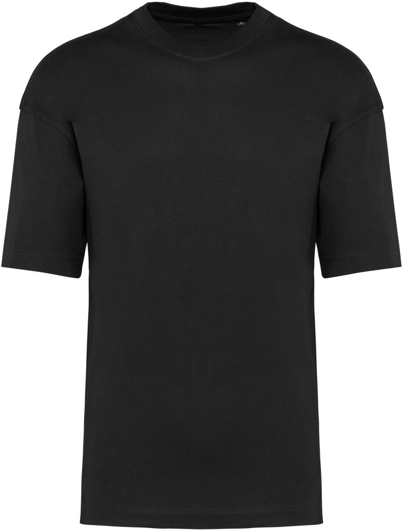 Oversize tričko z těžké bavlny - black