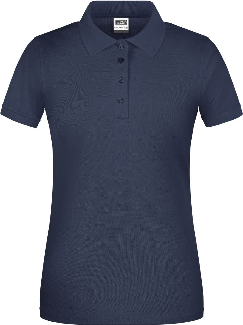Levně Dámské pracovní bio piqué polo - navy