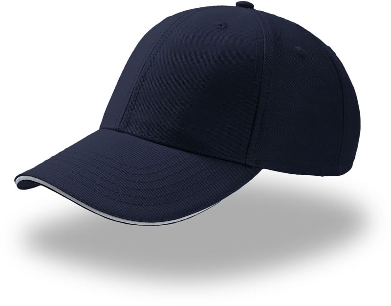 Levně 6 panelová baseballová kšiltovka "Sport Sandwich" - navy/white