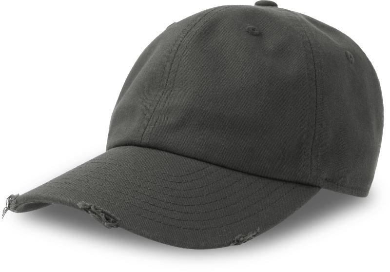 6 panelová baseballová kšiltovka - dark grey
