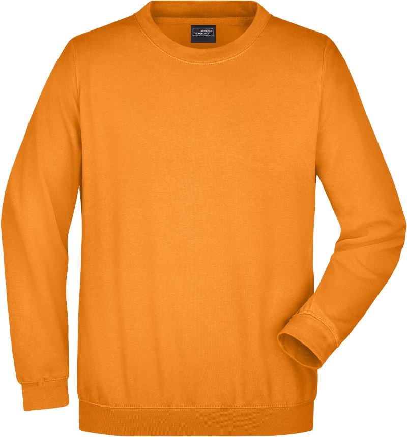 Levně Mikina z těžké bavlny - orange