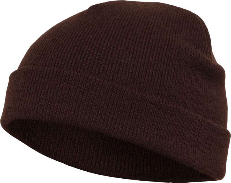 Pletená čepice - brown