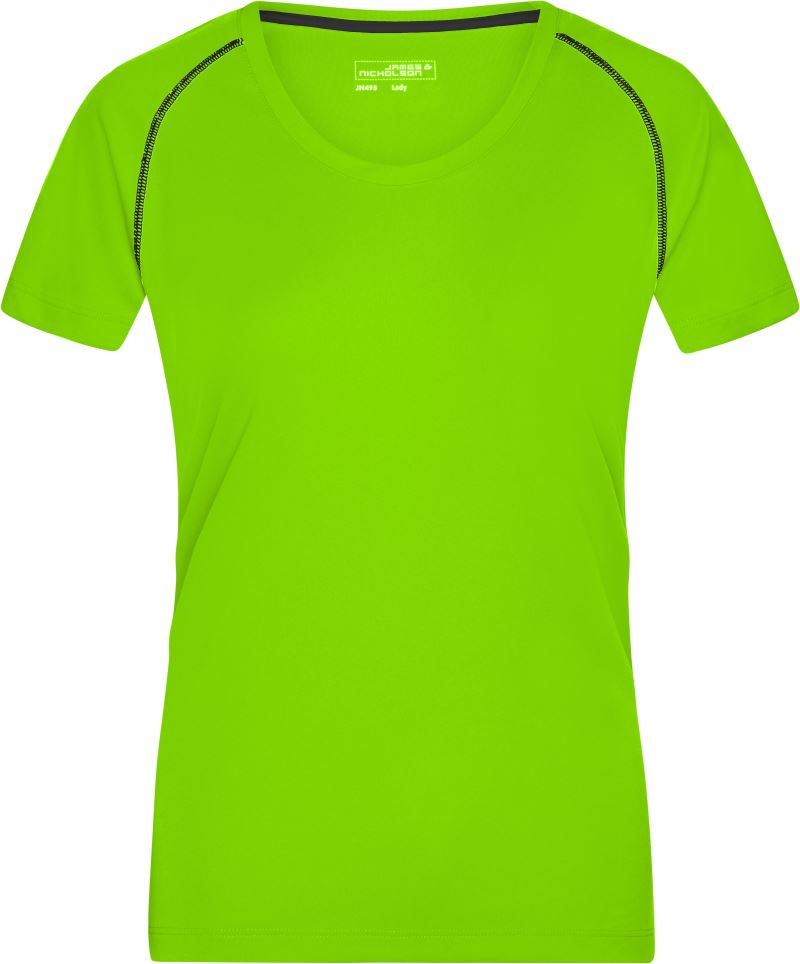 Levně Dámské funkční tričko - bright green/black