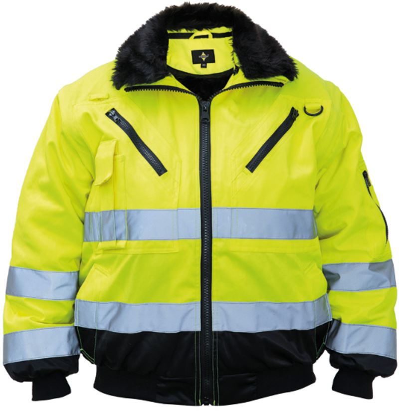Levně Hi-Vis pilotní bunda - yellow