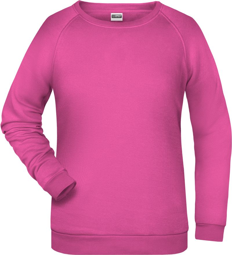 Levně Dámská raglánová mikina - pink