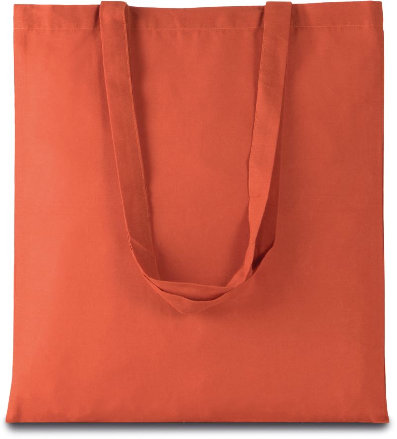 Levně Bavlněná taška s dlouhým uchem - burnt orange