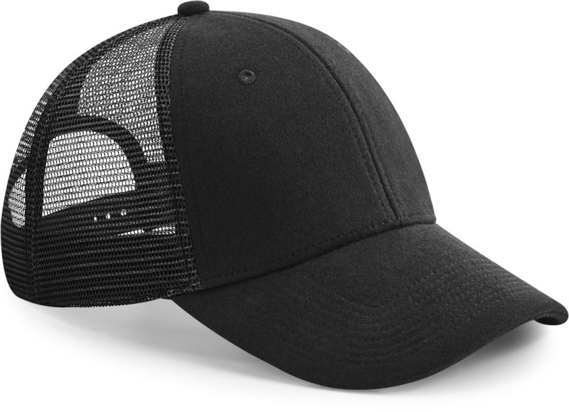 Levně 6 panelová Trucker kšiltovka "Athleisure" - black