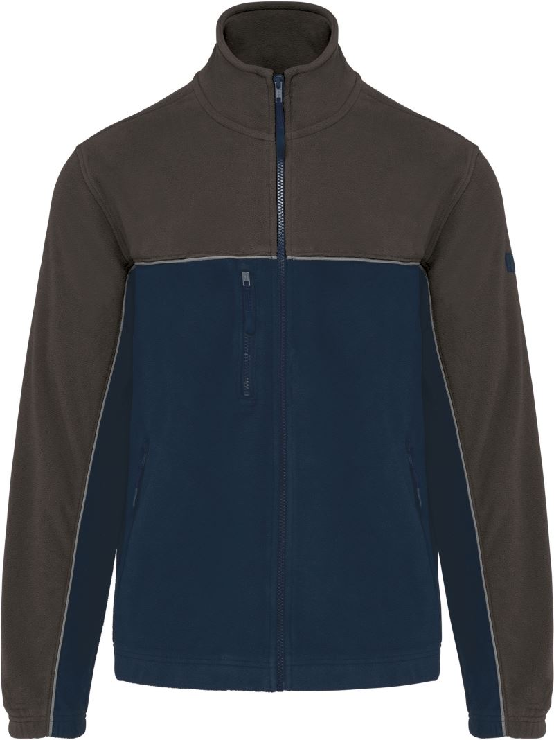 Levně Pracovní fleecová bunda - navy/dark grey