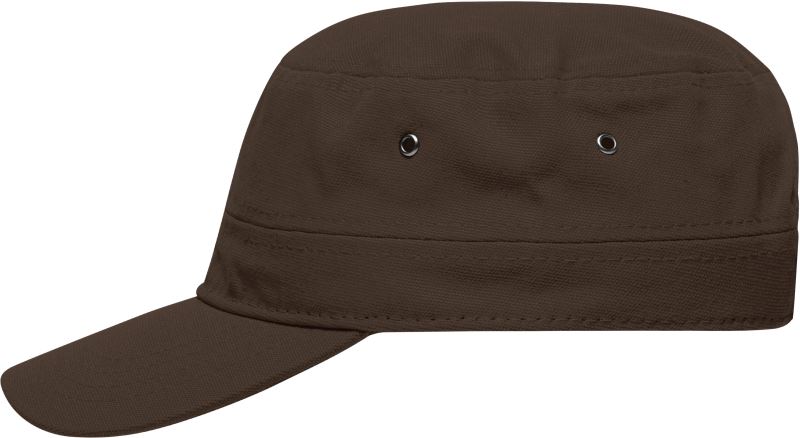 Levně Vojenská kšiltovka - dark brown