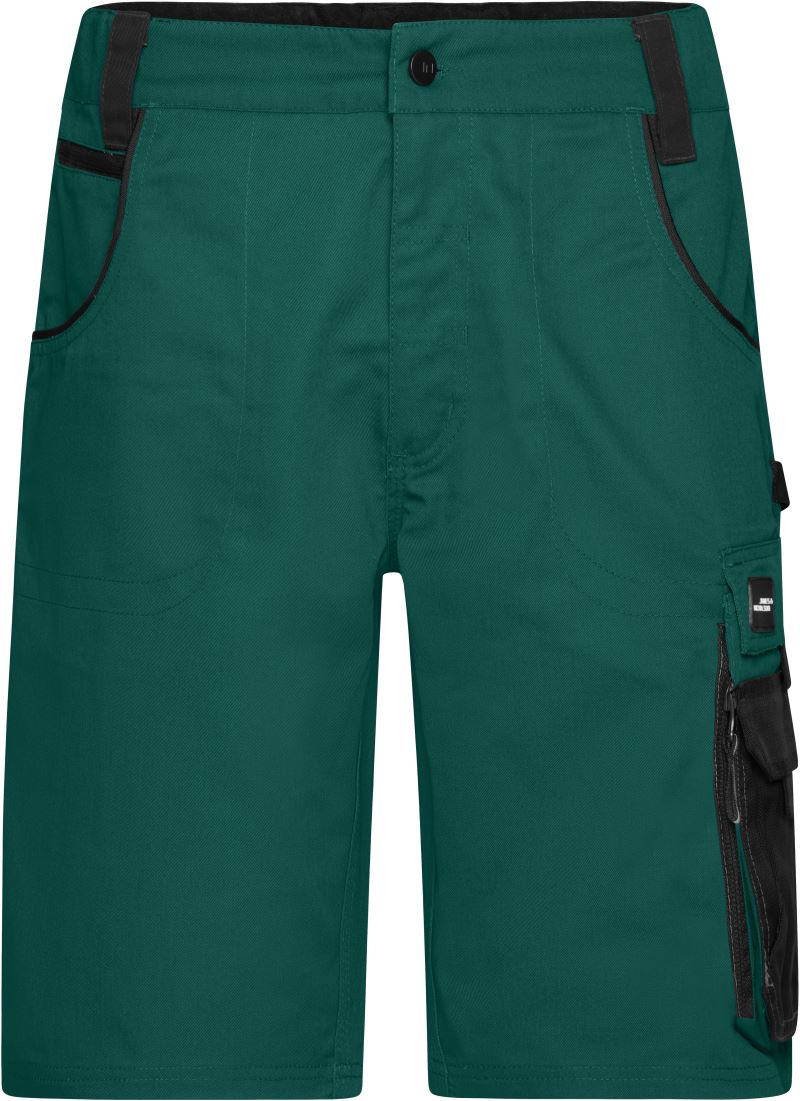 Levně Pracovní kraťasy - Strong - dark green/black