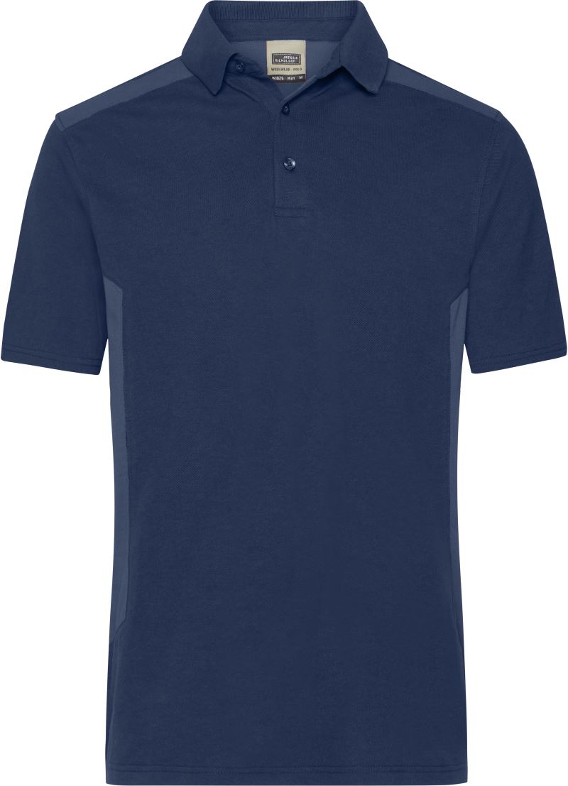 Levně Pánské pracovní piqué polo "Strong" - navy/navy