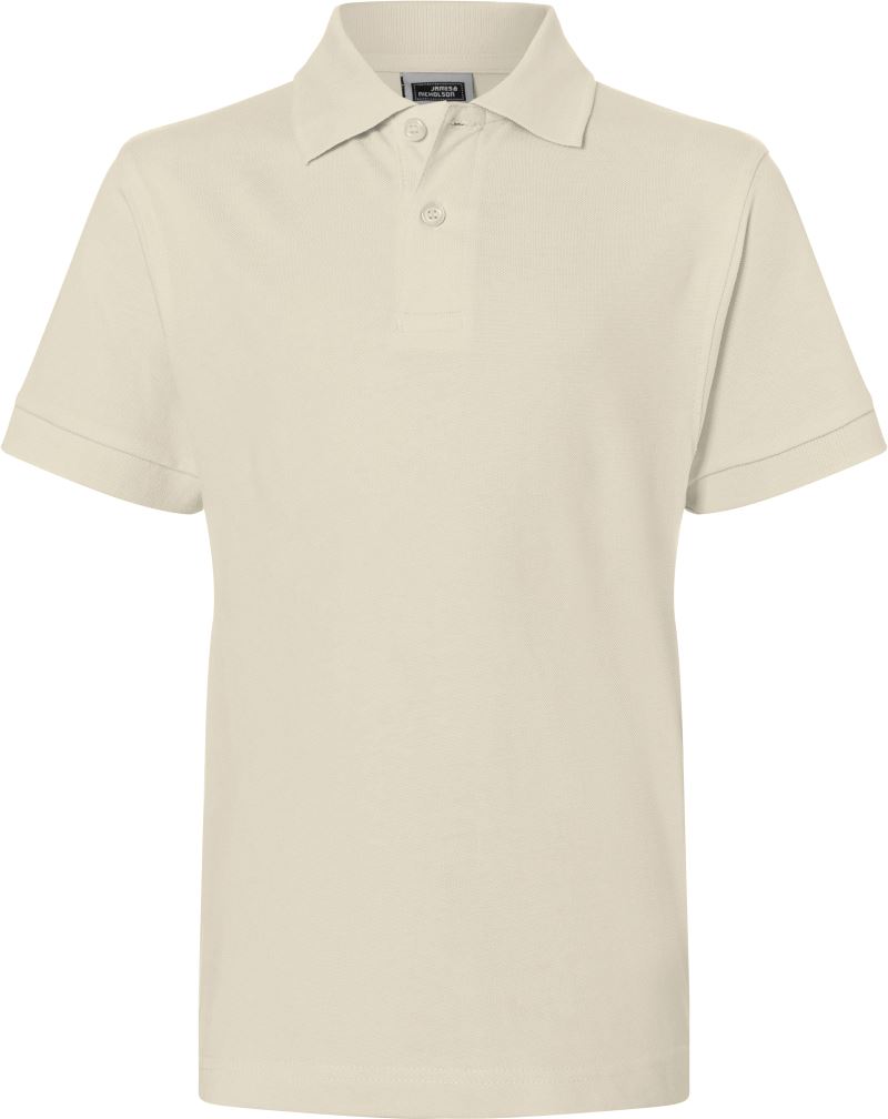 Levně Dětské piqué polo - stone